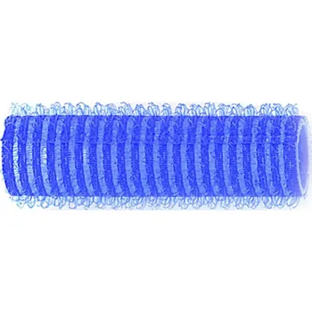 Natáčka na vlasy Sibel natáčky na suchý zip 12 ks modré průměr 15 mm