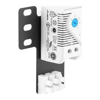 Racková skříň LANBERG CLOSED-LOOP THERMOSTAT 10A FOR RACK CABINETS WITH 19" EAR AND TERMINAL BLOCK GRAY
