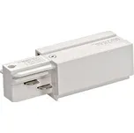 Napájecí lištová koncovka levá pro třífázovou kolejnici SLV EUTRAC bílá 1001513