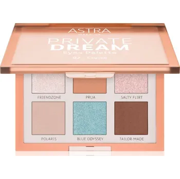 Paletka dekorativní kosmetiky Astra Make-up Private Dream Palette paletka očních stínů odstín 02 - Cruise 1 ks