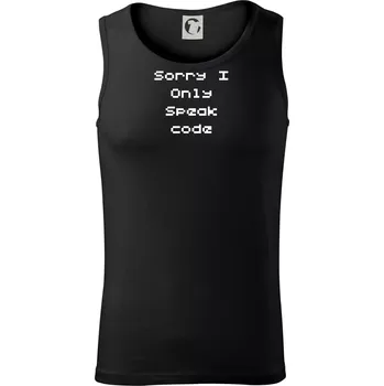 Pánské termoprádlo Sorry I Only Speak code - Tílko pánské Core - XL ( Černá )