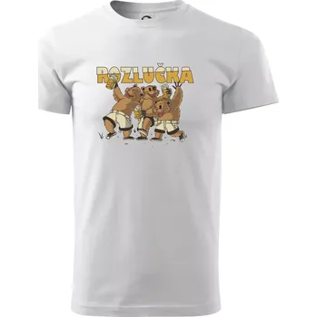 Pánské tričko Rozlučka medvědi - Triko extra velké (5-8XL) - 8XL ( Bílá )