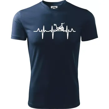 EKG rotoped - Dětské triko sportovní (dresovina) - 134 cm/8 let ( Námořní modrá (velmi tmavá - téměř černá) )