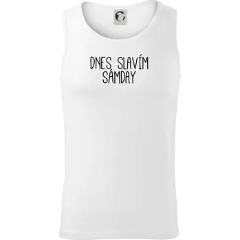 Dnes slavím Sámday - Tílko pánské Core - M ( Bílá )