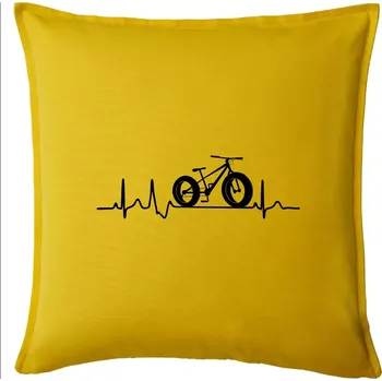 Polštář EKG fatbike - Polštář 50x50 - 50x50 - Pouze potah ( Žlutá )