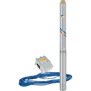 Příslušenství k čerpadlu AQUACUP 3&quot; ELECTRA 60/124 M (35 m kabel) Vícestupňové ponorné čerpadlo s ovládací elektroskříní 1042