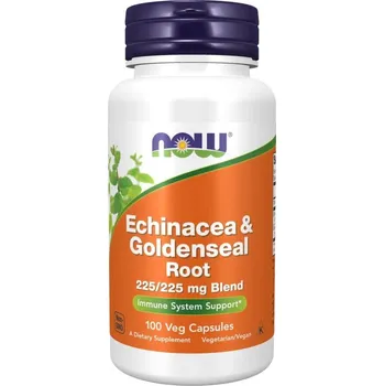 Doplněk stravy Now Foods Echinacea a Goldenseal Root 100 veg kapslí
