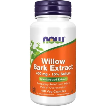 Doplněk stravy Now Foods Vrba (Willow Bark) Extract 400 mg 100 kapslí