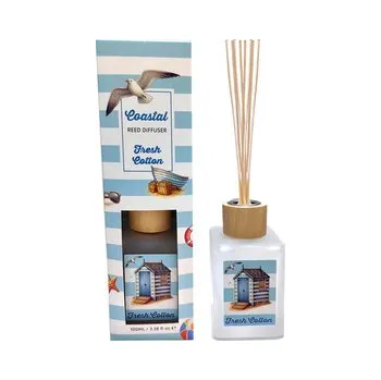Aroma difuzér Tyčinkový difuzér 100ml - Pobřeží - moře - bavlna