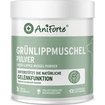 Kloubní výživa pro psa a kočku AniForte Prášek ze Zelených mušlí (Slávka zelenoústá) pro psy a kočky (100 g - 1 kg) Hmotnost: 500 g