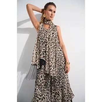 Dámská halenka JOSEPH RIBKOFF dámská tunika s leopardím potiskem + šála