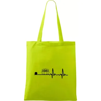 Kuželky EKG - Taška bavlněná - 42 x 38 cm ( Limetková )