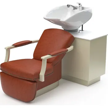 Kadeřnické křeslo Panda Mycí box Louise Koženka: Exclusive