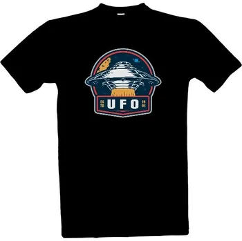Tričko s potiskem UFO pánské