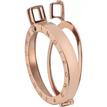 Přívěsek Stříbrný přívěsek Hot Diamonds Emozioni Coin Keeper Rose Průměr 25 mm