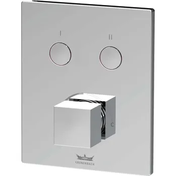 Vodovodní baterie Kronenbach Smart Push vanová baterie pod omítku chrom 19045002CR