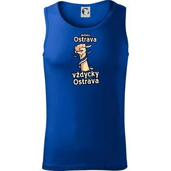 Jednou Ostrava vždycky Ostrava - Tílko pánské Core - S ( Královská modrá )