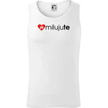 Miluju tě - Tílko pánské Core - M ( Bílá )