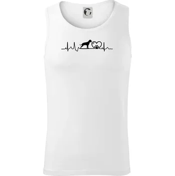 Německý boxer EKG - Tílko pánské Core - L ( Bílá )