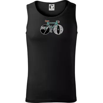 Pánské termoprádlo Narozeniny 70 let na kole - Tílko pánské Core - 2XL ( Černá )