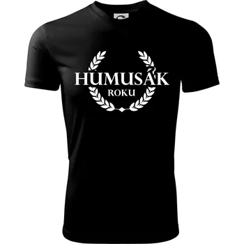 Chlapecké tričko Humusák roku - Dětské triko sportovní (dresovina) - 122 cm/6 let ( Černá )