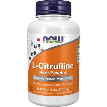 Doplněk stravy Now Foods L-Citrulline Pure Powder 113 g