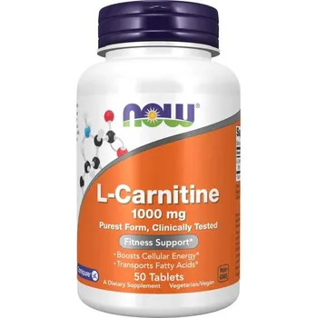 Now Foods L-Carnitine 1000 mg 50 tablet
