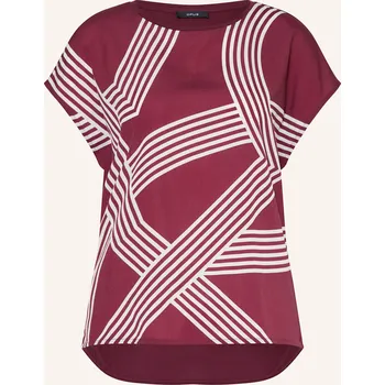 Dámské tričko Opus Dámské Tričko Sabethi Ze Směsi Materiálů, tmavě červená...