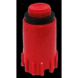 Záslepka plastová 1/2" červená