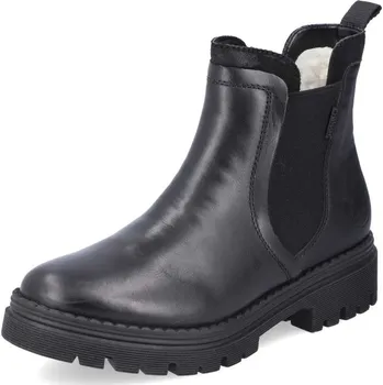 Dámské kozačky Dámská kotníková obuv RIEKER Z8584-00 černá W5 38