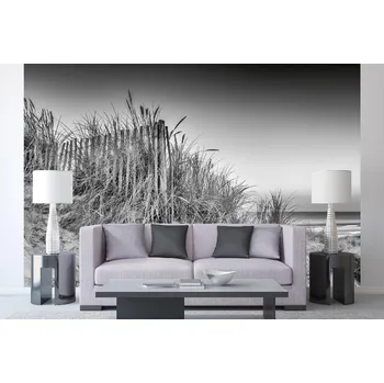 Fototapeta DIMEX | Samolepicí vliesová fototapeta na zeď Ohromující východ slunce MA-5-3219 | 375 x 250 cm | bílá, černá + Samolepicí vliesová fototapeta na stěnu DIMEX Ohromující východ slunce MA53219 v rozměru 375 x 250 cm