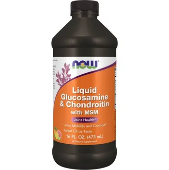 Now Foods Glukosamin, Chondroitin a MSM Liquid 473 ml