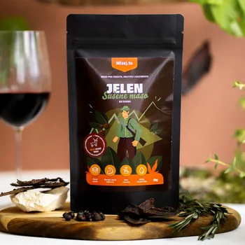 Sušené maso Mlsej.to Sušené maso jelen na divoko Balení: 30 g