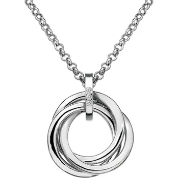 Přívěsek Stříbrný přívěsek Hot Diamonds Trio Calm