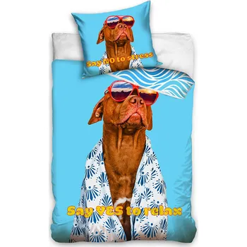 Povlečení Bavlněné povlečení Pes Pittbul Aloha