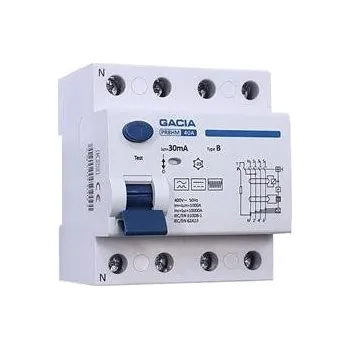 Proudový chránič GACIA PR8HM /63A/30mA/4P/10kA