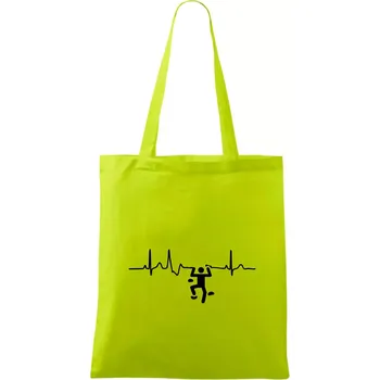 EKG lezecká stěna - Taška bavlněná - 42 x 38 cm ( Limetková )