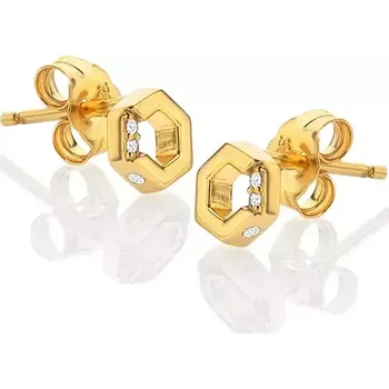 Náušnice Pozlacené náušnice Hot Diamonds x Jac Jossa Hope DE756