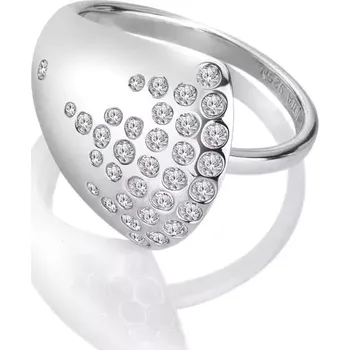 Oblečení a móda Stříbrný prsten Hot Diamonds Spritz DR295 Obvod 50 mm