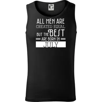 All men are created equal july - Tílko pánské Core - S ( Černá )