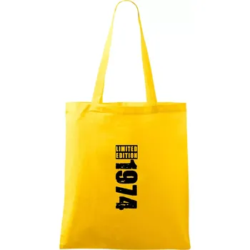 Limited edition 1974 pruh - Taška bavlněná - 42 x 38 cm ( Žlutá )