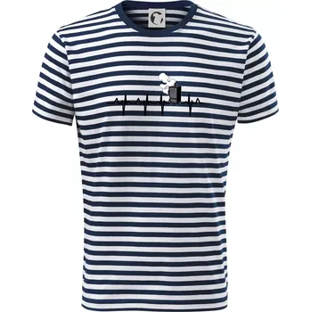 EKG udírna - Triko na vodu - XS ( Prouhovaná )