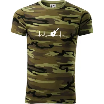 Pánské oblečení EKG akustická kytara - Army CAMOUFLAGE - 2XL ( Zelený maskáč )