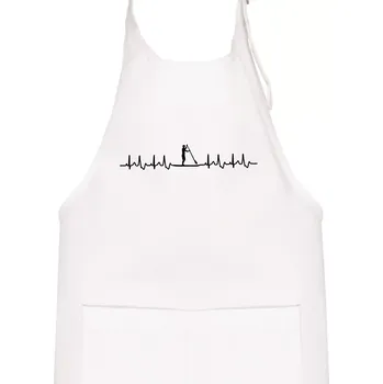 Kuchyňská zástěra Paddle board EKG - Dětská zástěra na vaření - Univerzální velikost ( Bílá )