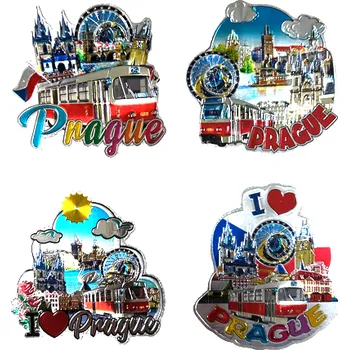 Dekorativní magnet SKANTEX Magnet s motivem - PRAGUE - mix 1ks