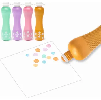 Kresba DJECO Barvy s velkým pěnovým aplikátorem Pastel