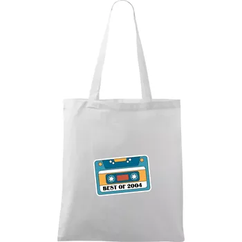 Narozeniny kazeta Best of 2004 - Taška bavlněná - 42 x 38 cm ( Bílá )