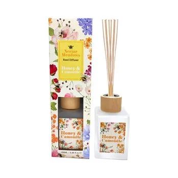 Aroma difuzér Tyčinkový difuzér 100ml - Luční nektar - Včela - Meadows - med a heřmánek