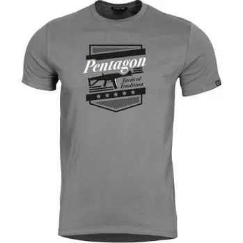 Pánské oblečení Triko Ageron A.C.R., Pentagon, Wolf Grey, 4XL