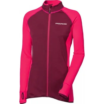 Dámská mikina mikina dámská Progress TISPA fuchsie/švestka (mikina dámská Progress TISPA fuchsie/švestka)